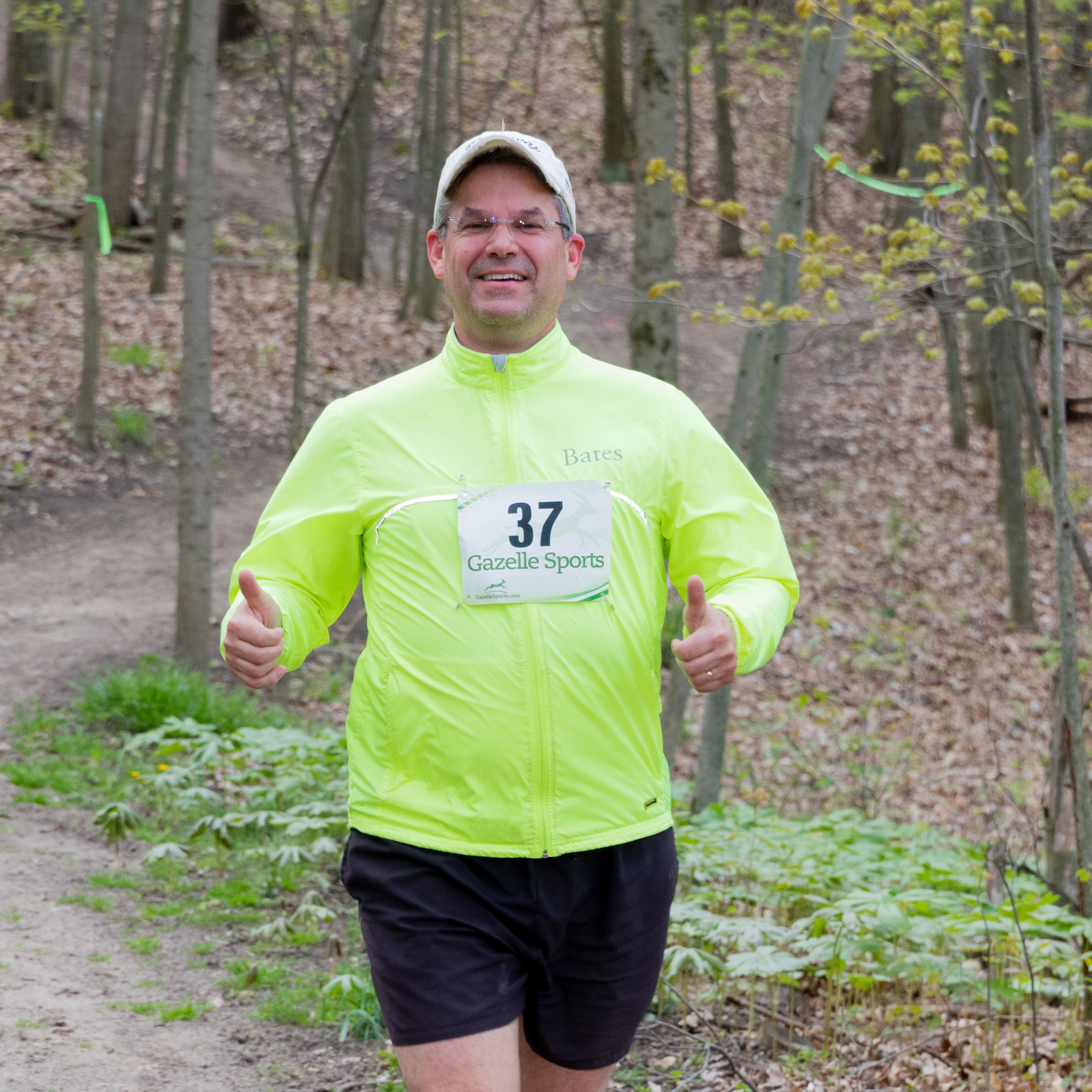 Man running the Camp Henry Run for Camp 5K