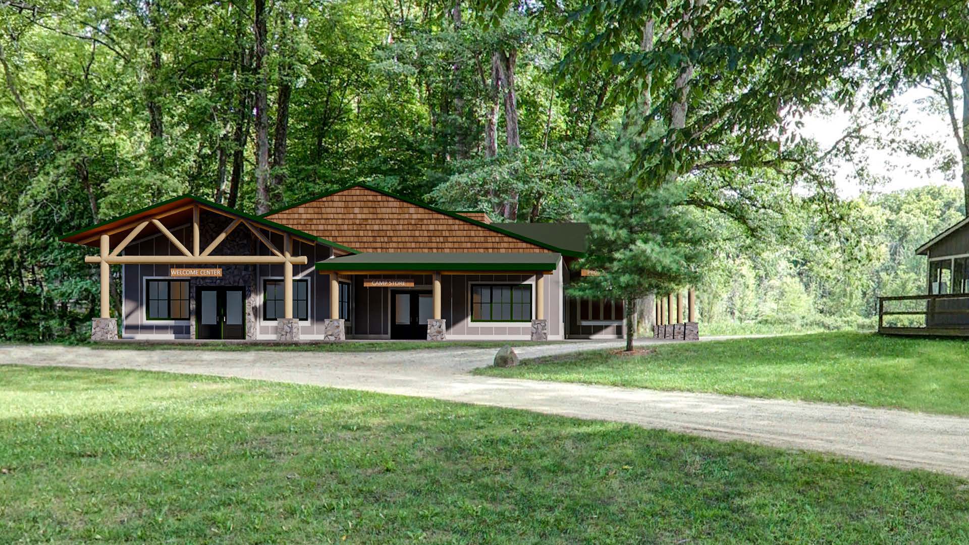Welcome Center at Camp Henry