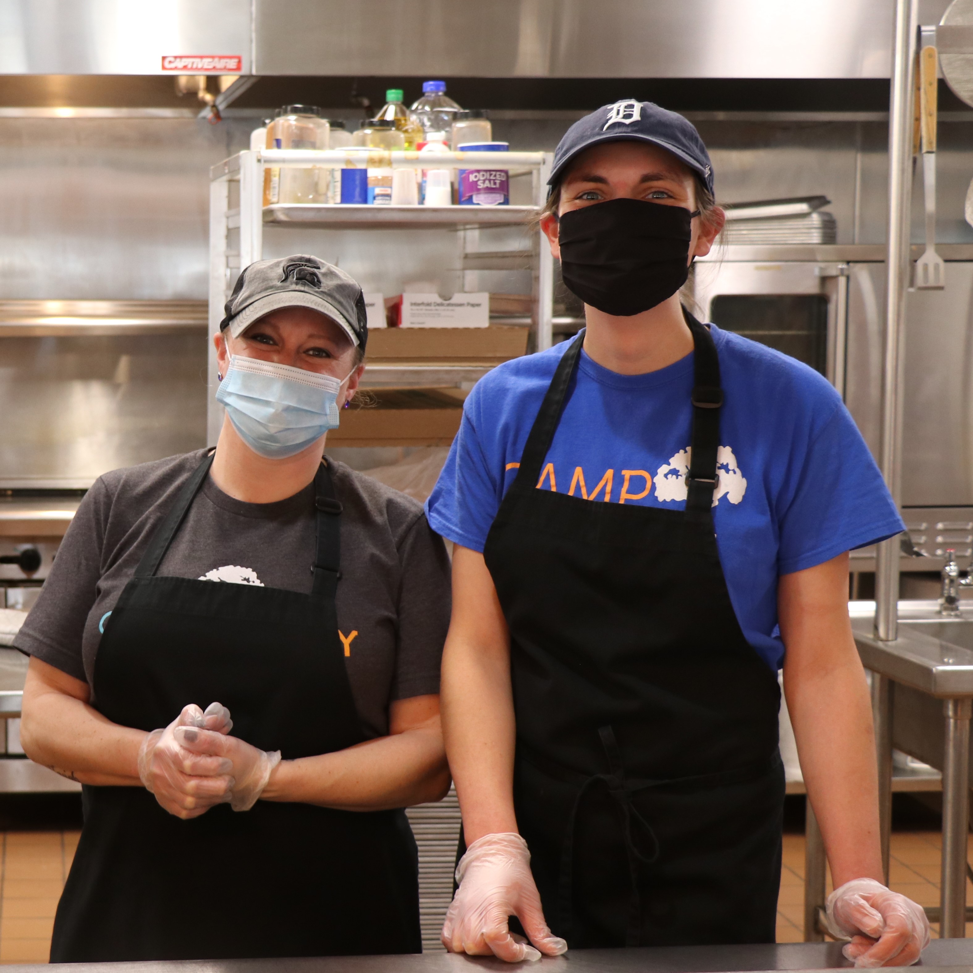 Our summer food service staff live on-site and are a vital part of the Camp Henry Summer Staff Team. Food Service Staff prepare and serve meals, care for the Dining Hall, and assist with cleaning.